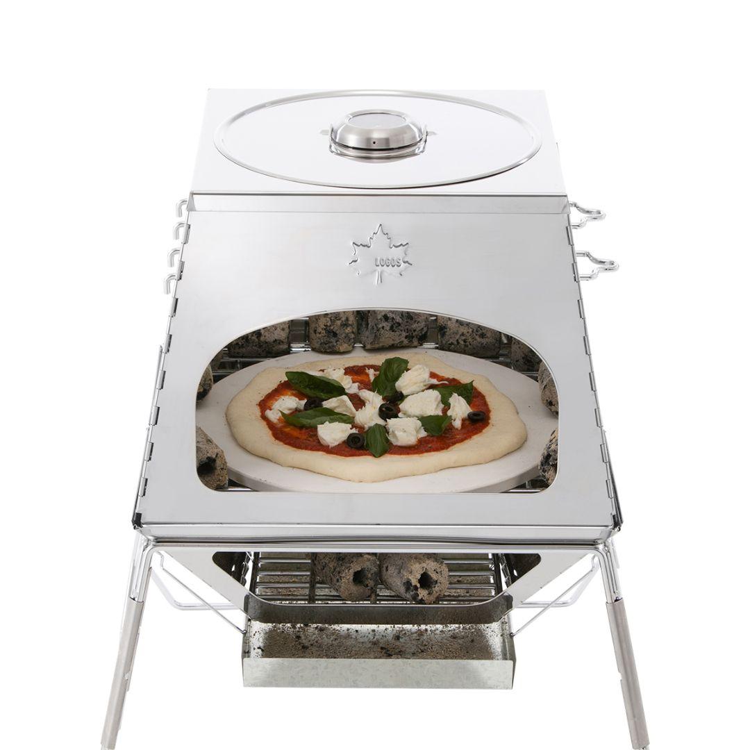 新品　LOGOS　セラミックピザプレート（直径32.5cm）