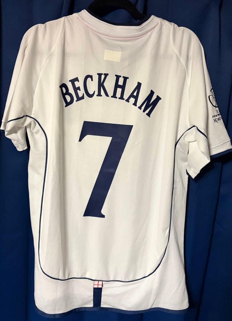 イングランド代表 2002年W杯 ベッカム ユニフォーム Lサイズ