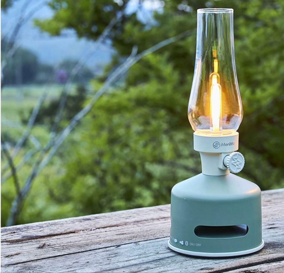 【未使用】LEDランタンスピーカー S1 MORIMORI Bluetooth黒