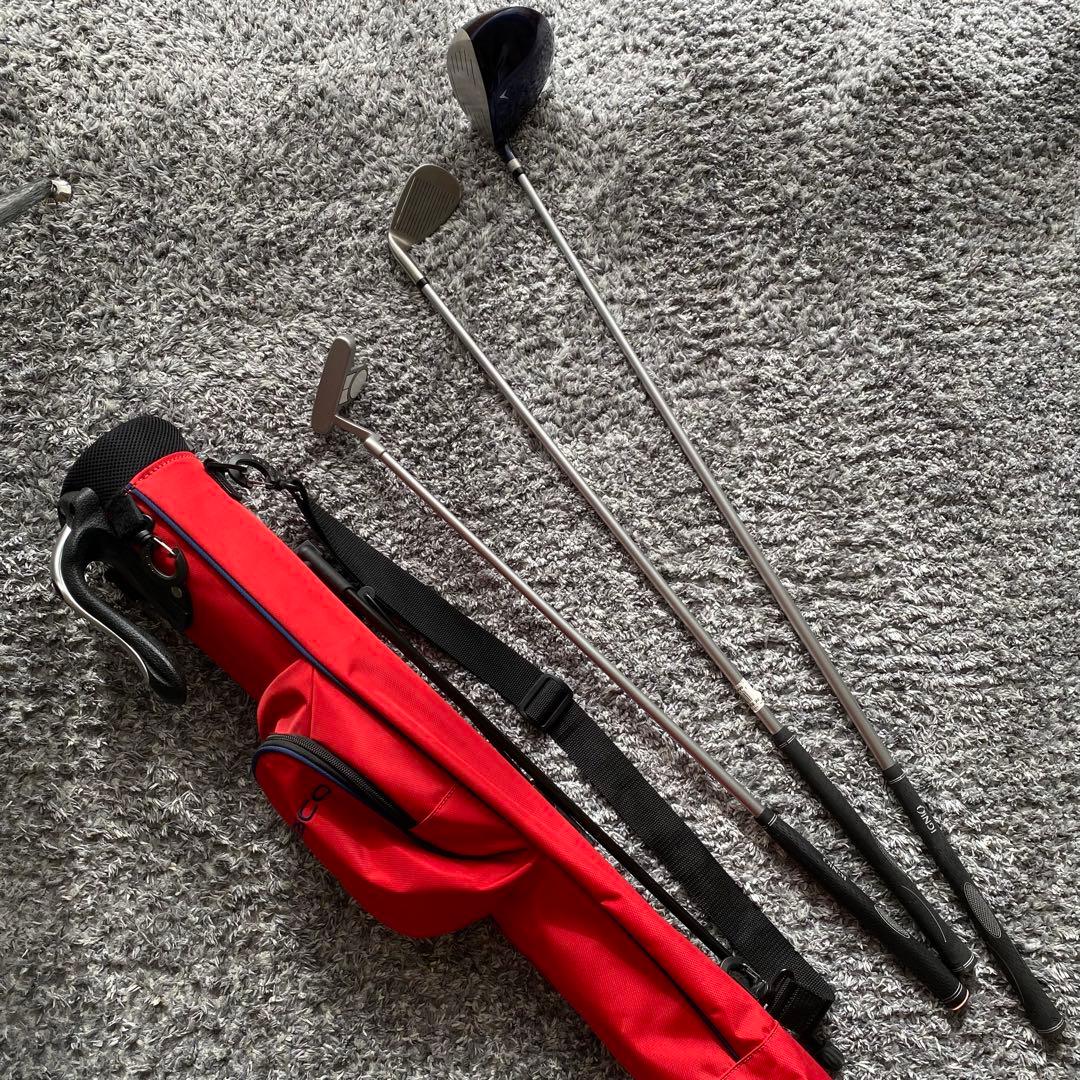 IGNIO ジュニア ゴルフクラブセット 3本