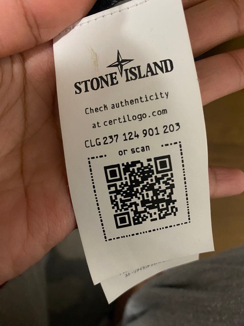 STONE  ブラック フルジップ フーディ M