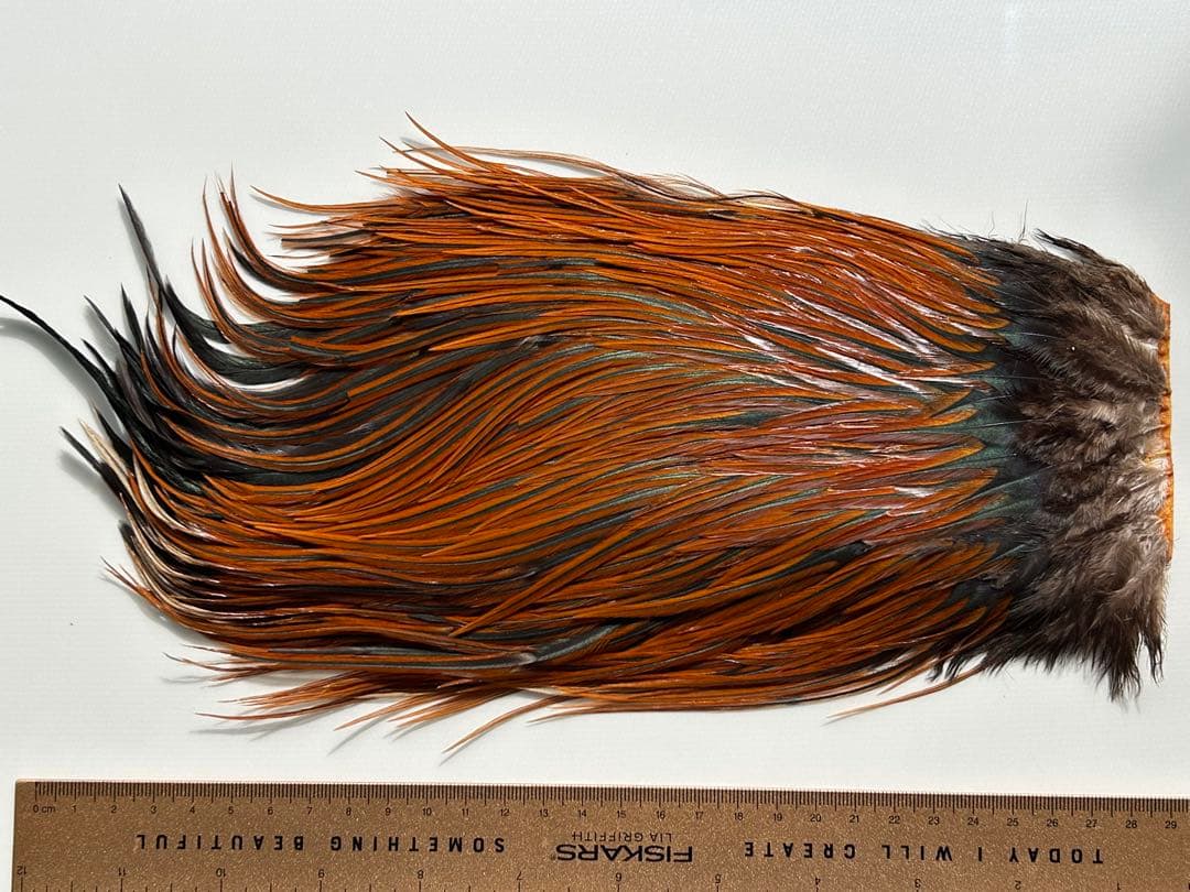 METZ フライマテリアル ブラウン・ホワイト ハックル