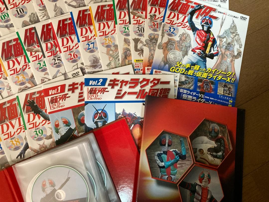 ディアゴスティーニ仮面ライダーDVDコレクションとマガジンなど