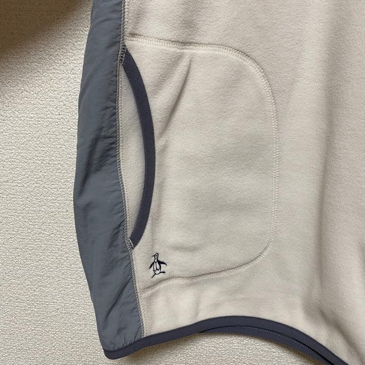 【新品】マンシングウェア　フリースブルゾン　ホワイト　Mサイズ