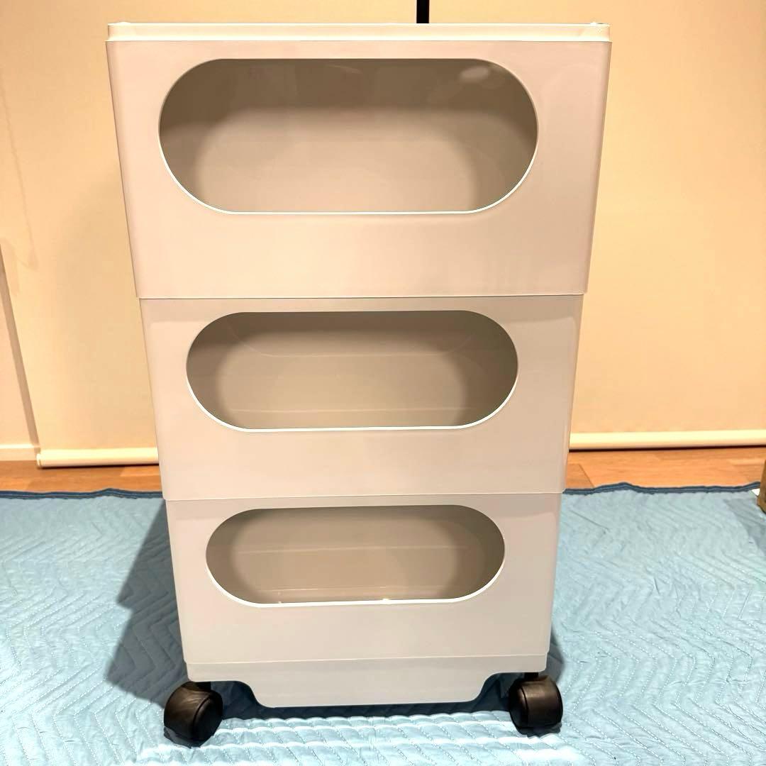 ジョエ・コロンボ　ボビーワゴン 3段5トレイ ホワイト 正規品