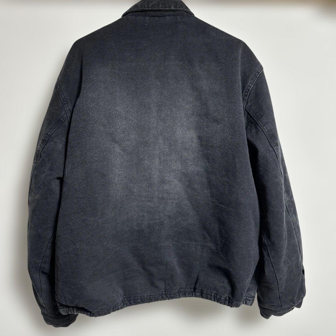 ブラック ジップアップジャケット wishforever