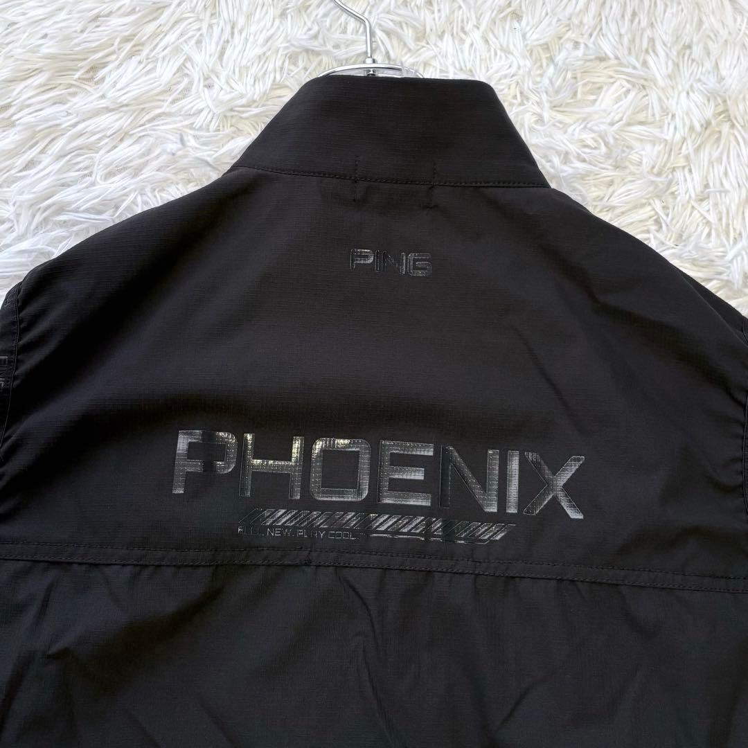 3way✨ PING リップストップツインブルゾン レイヤード ブラック L