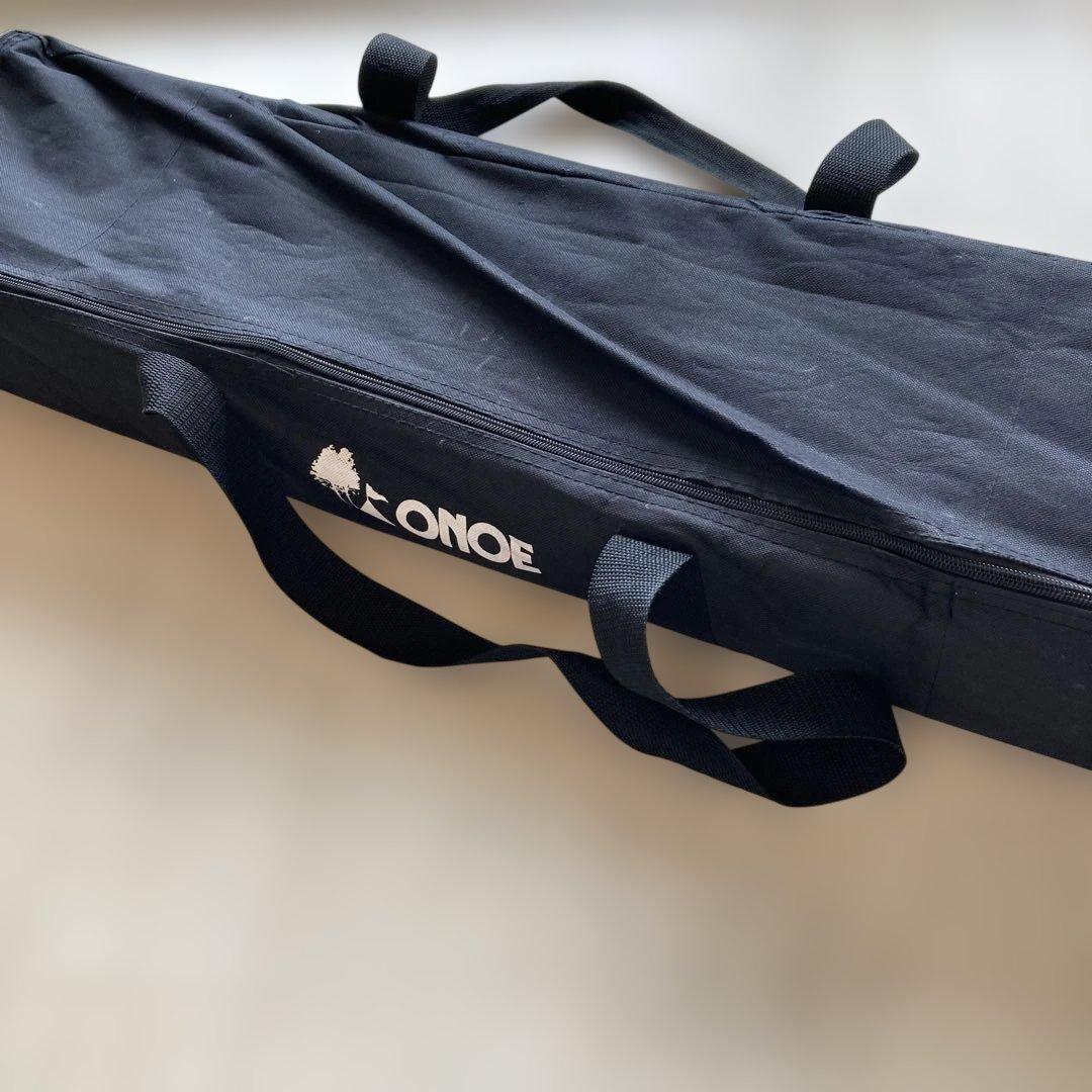 ONOE アウトドアテーブル　収納バッグ付き　 黒