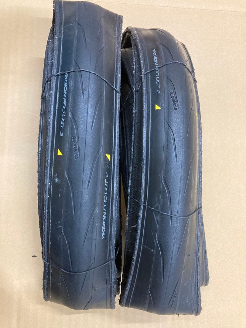 マビックYksion Pro UST 2 700C 28C2本セットユーズド