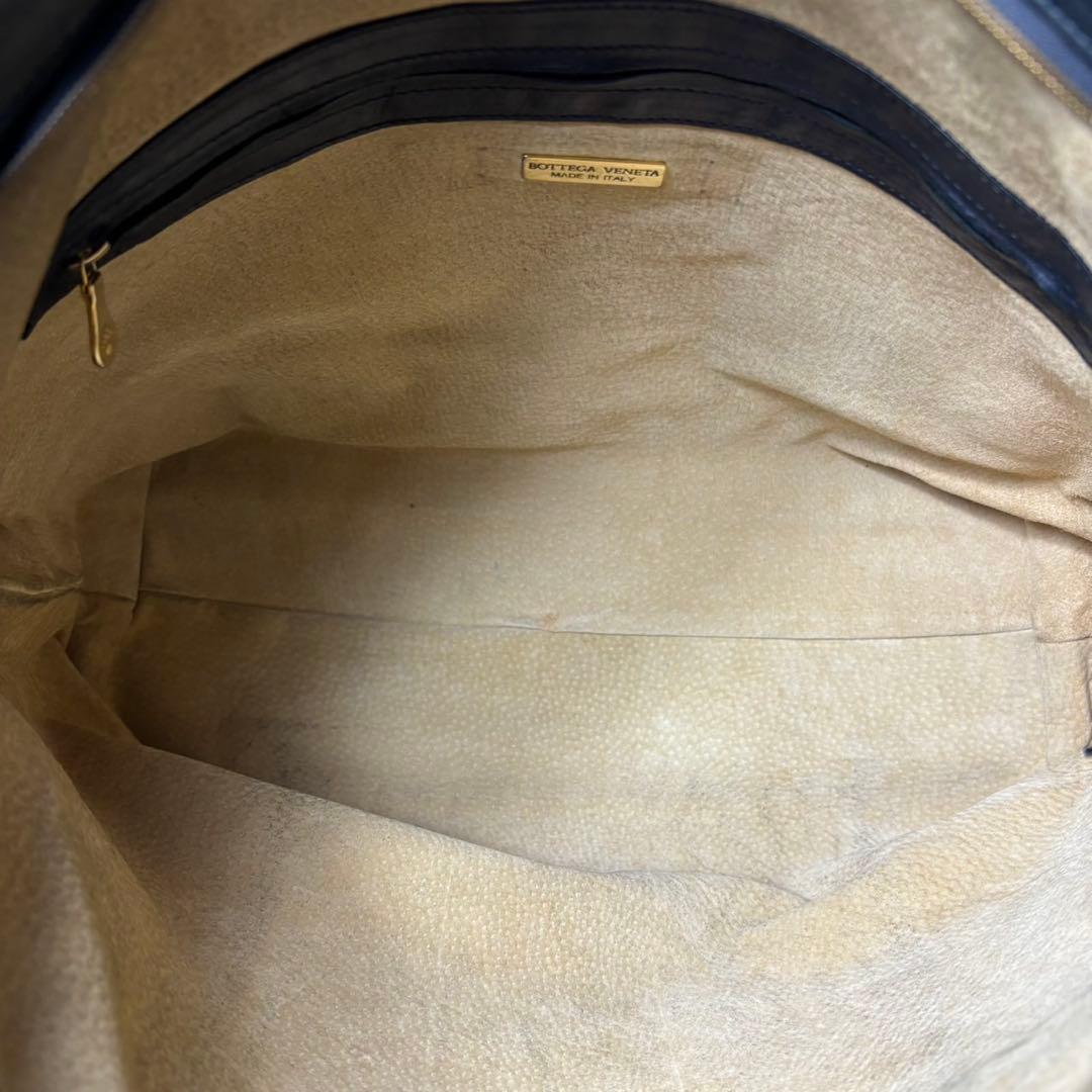 美品✨ボッテガヴェネタ イントレチャート トートバッグ レザー 大容量 黒