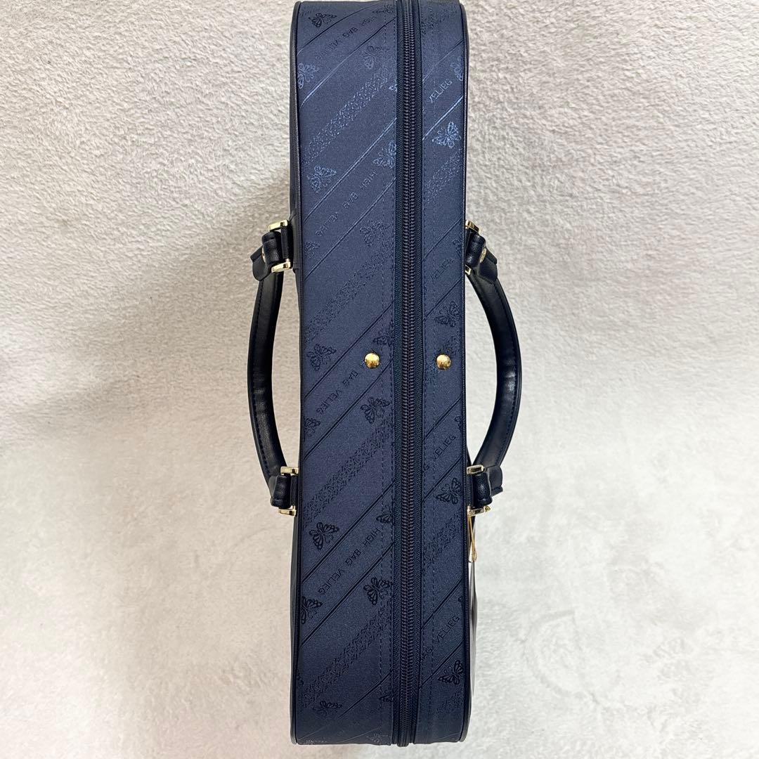 新品 着物収納 和装 ケース ネイビー タグ付き 小物入れ 大容量