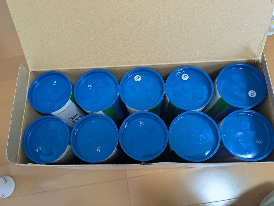 中古 バドミントンシャトル YONEX エアロセンサ 500 600 計120個