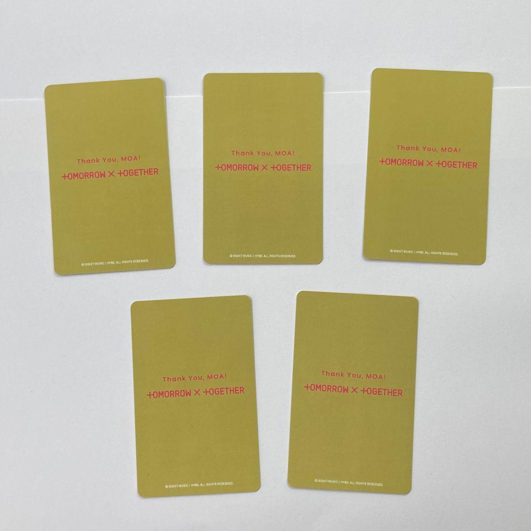 TXT 会報誌 特典 2025 アンケートトレカ 5枚