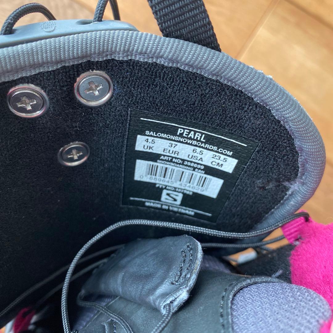 【超美品】SALOMON スノーボード　ブーツ　レディース　23.5cm