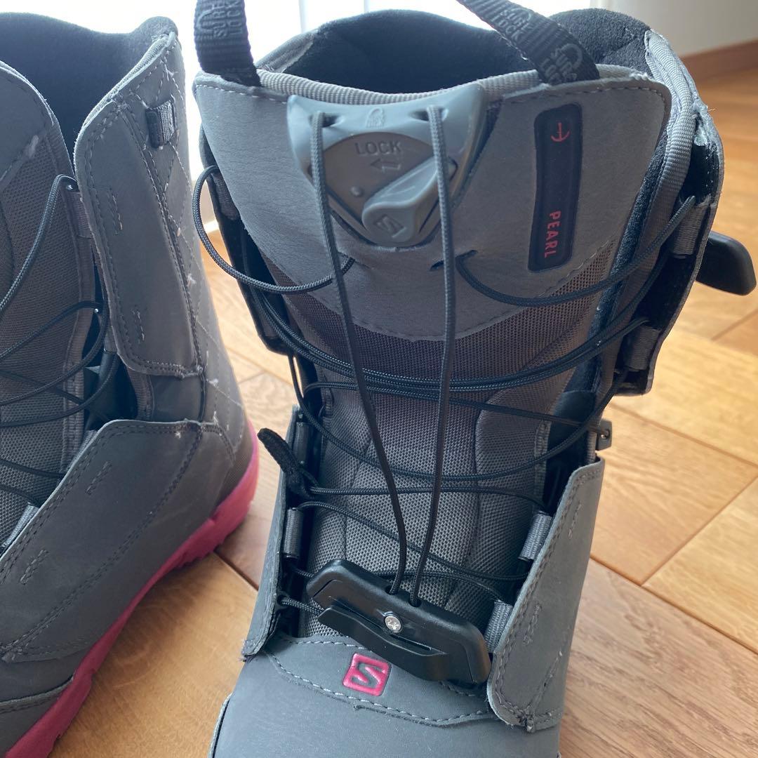 【超美品】SALOMON スノーボード　ブーツ　レディース　23.5cm
