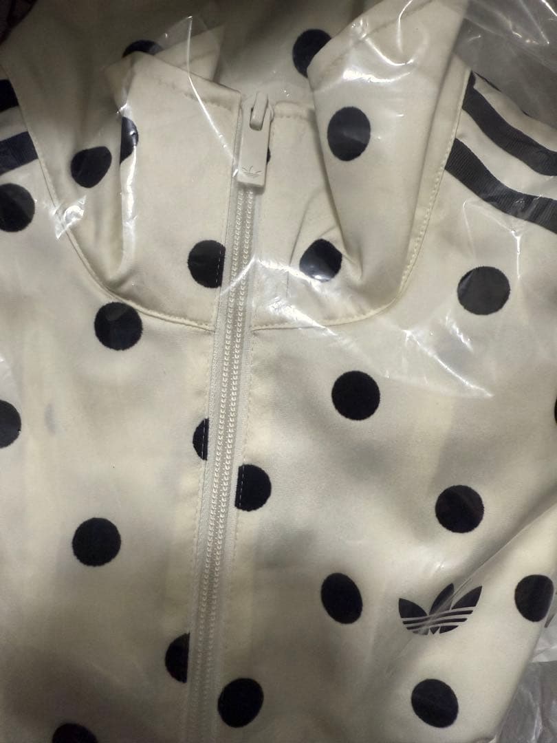 アディダス　トラックジャケット　adidas ドット柄 水玉　ドッド