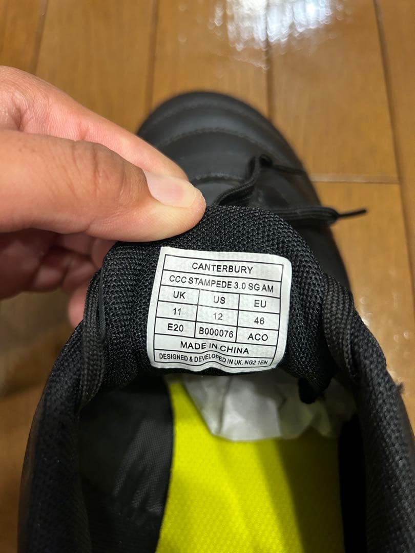 カンタベリー　ラグビースパイク　日本未発売モデル EU46約29cm ケース付き