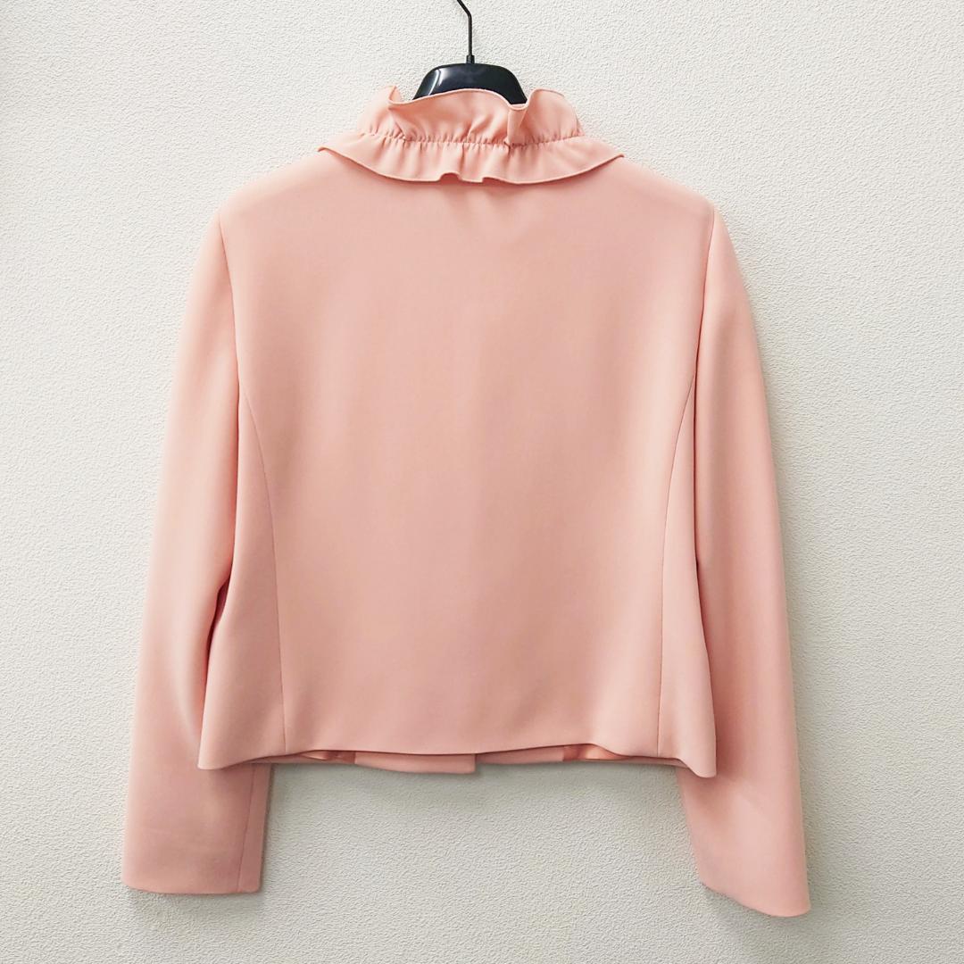 MOSCHINO ジャケット I40 M フリル ピンク モスキーノ 春 秋 冬