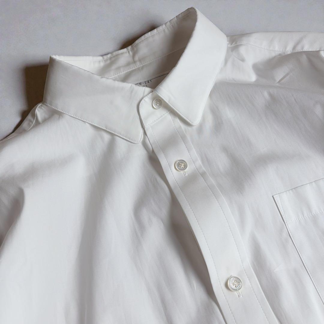 極美品 25SS sacai コットン ポプリン シャツ ジャケット