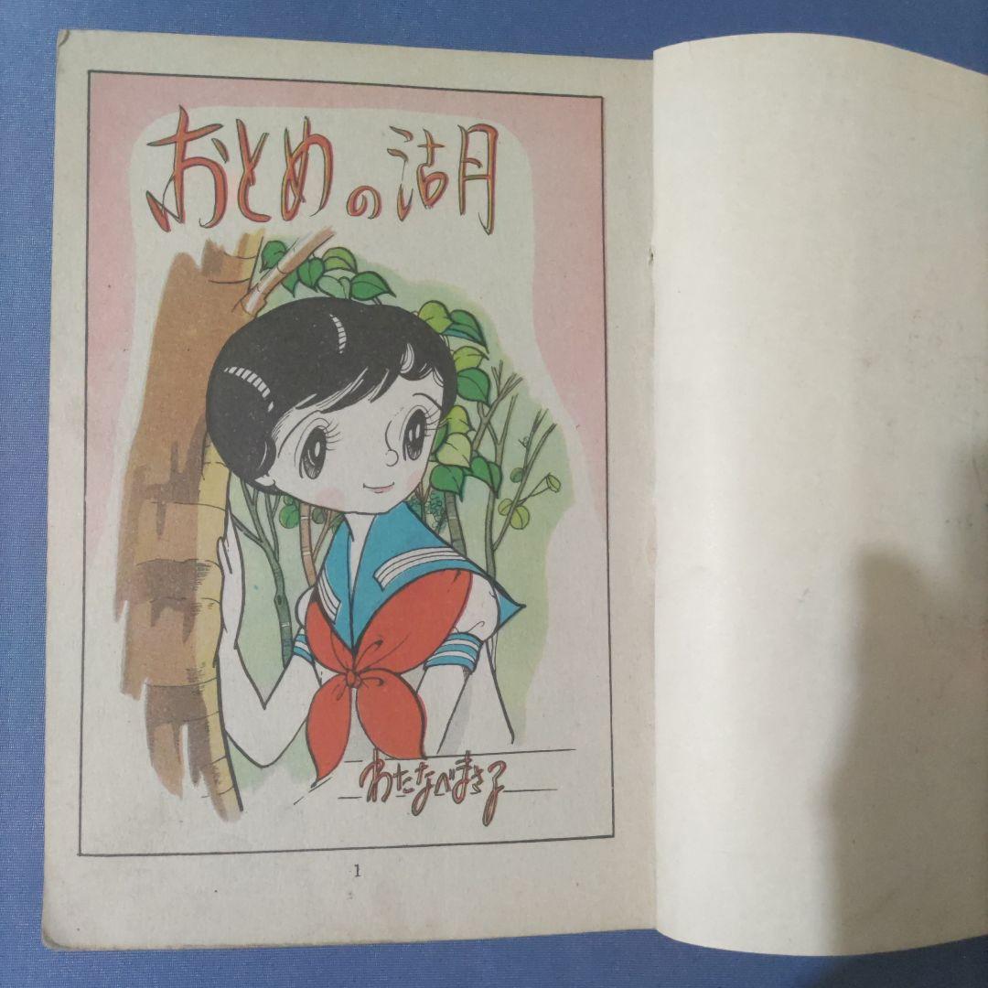 希少　貸本漫画　『おとめの湖』　わたなべまさこ　若木書房