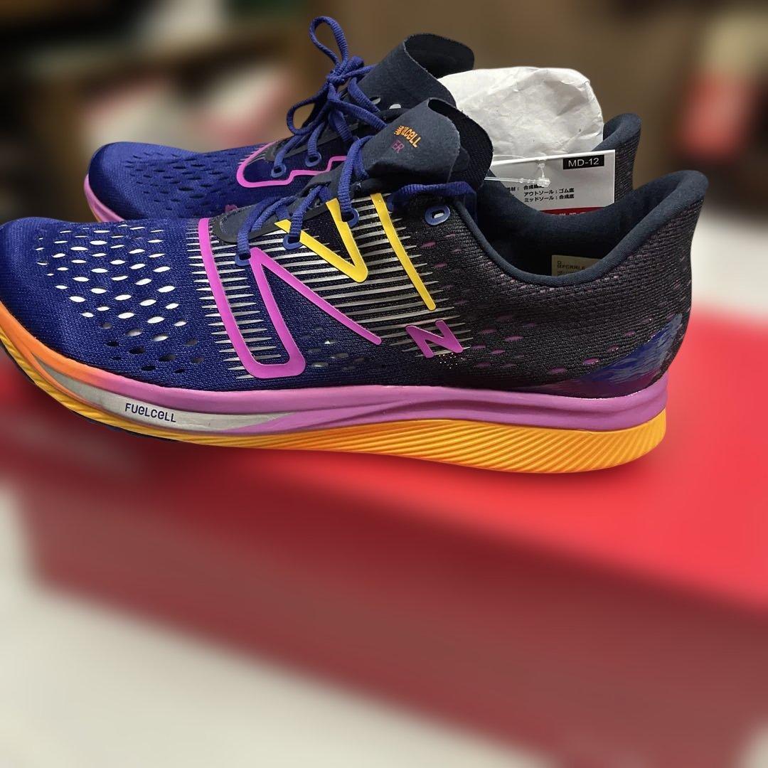 スパイク・シューズ new balance MFCRRLE NAVY/YELLOW 28.5