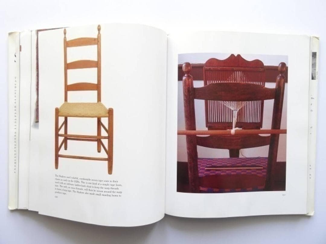 洋書◆シェーカー家具 写真集 本 インテリア 作品 内装