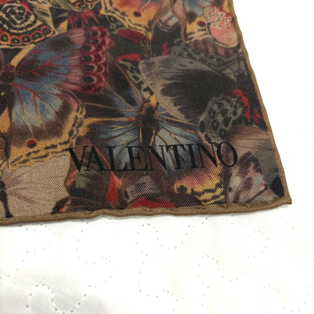 ☆新品☆VALENTINO カムバタフライ シルクスカーフ 蝶