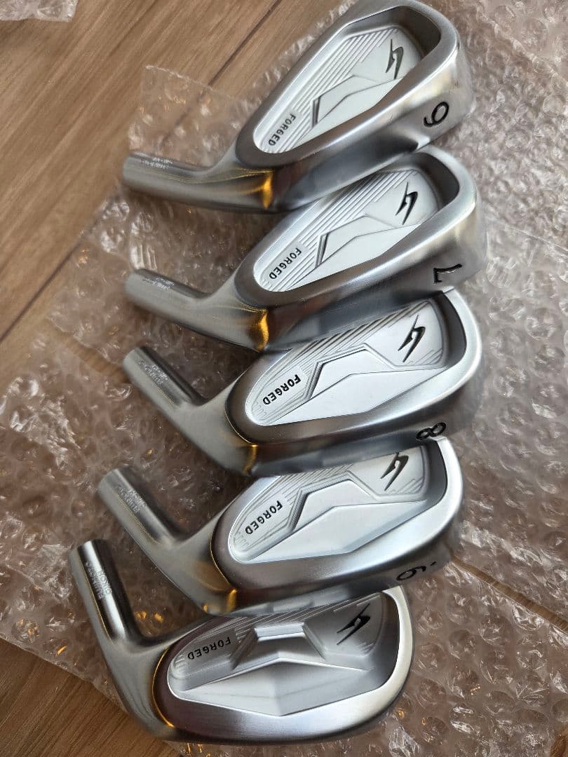 【定価12万円】藤本技工×つるやゴルフコラボヘッドのみ　軟鉄鍛造アイアンセット