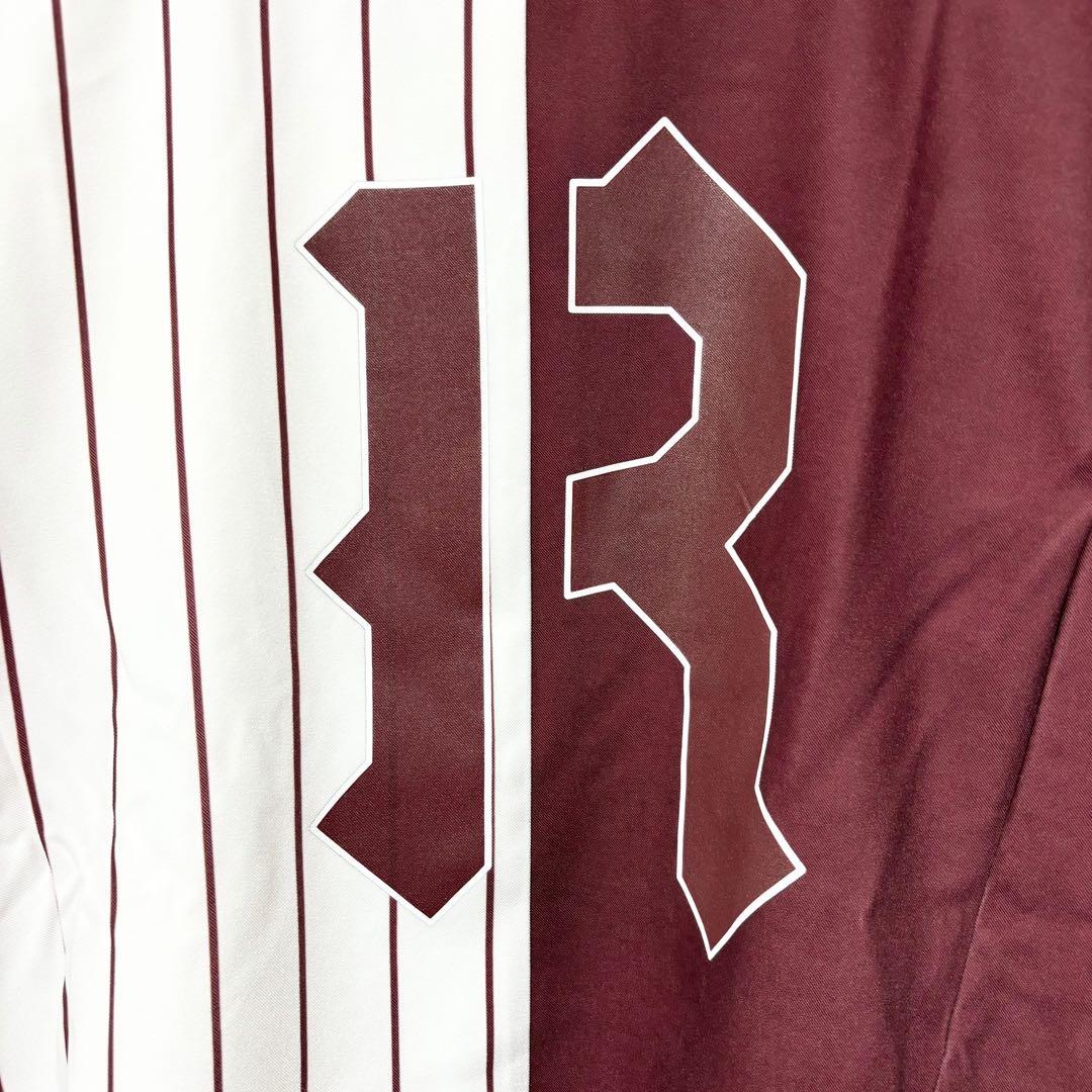 ラッセルノ ゴルフ バイカラー クルーネック プルオーバーブルゾン ボルドー 4