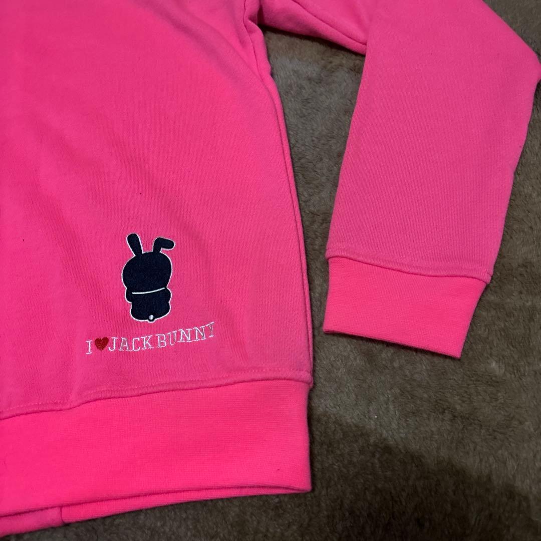 ジャックバニードラえもんコラボピンクパーカーjackbunnyゴルフスポーツo