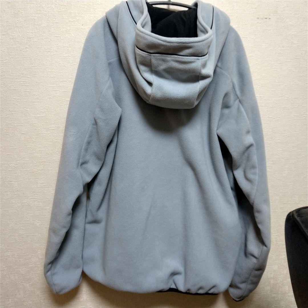 Mizuno Pro フリース フード付きパーカー グレー