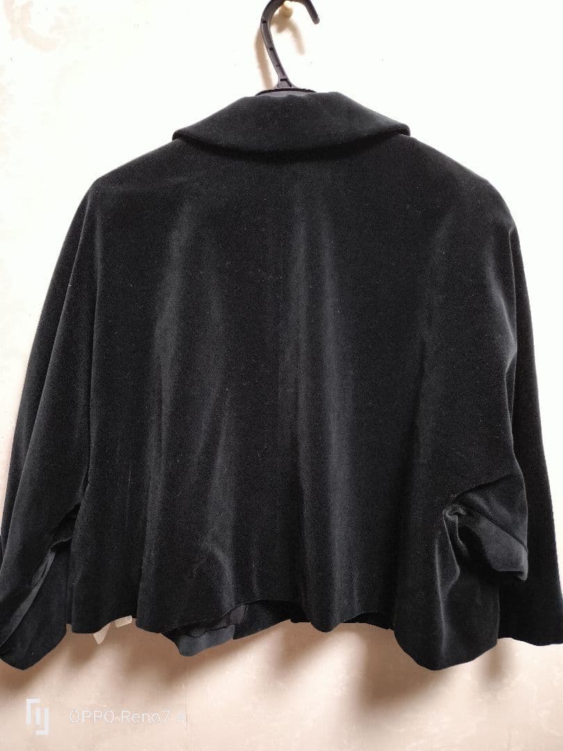 COMMEdesGARCONS コムコム ベルベット丸襟ジャケット