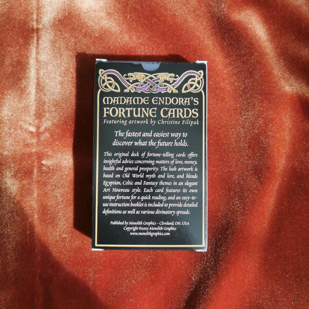 ♣◼♣MADAME ENDORA'S FORTUNE CARDS♣◼♣正規品