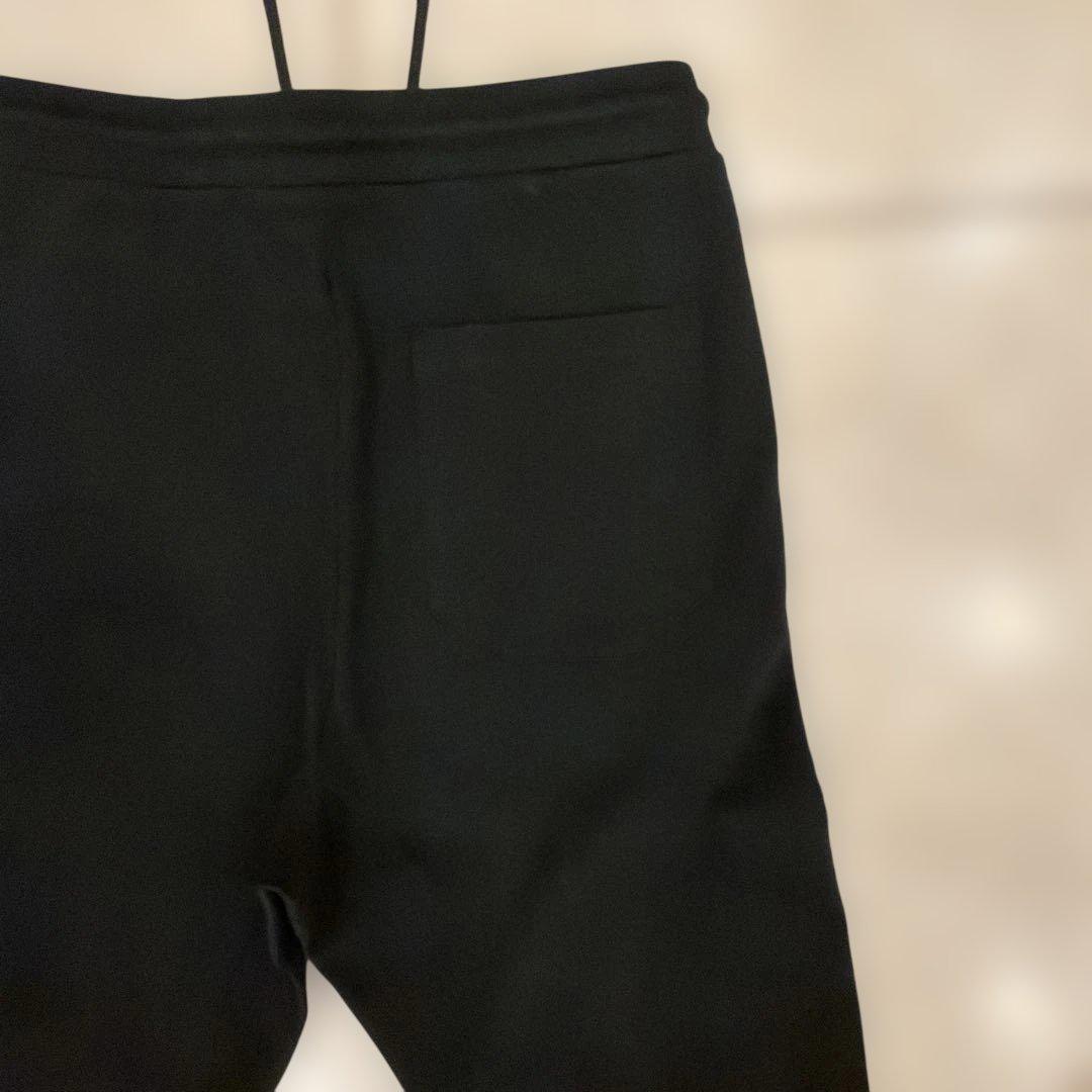 CRONOS スリムフィットパンツ　ブラック