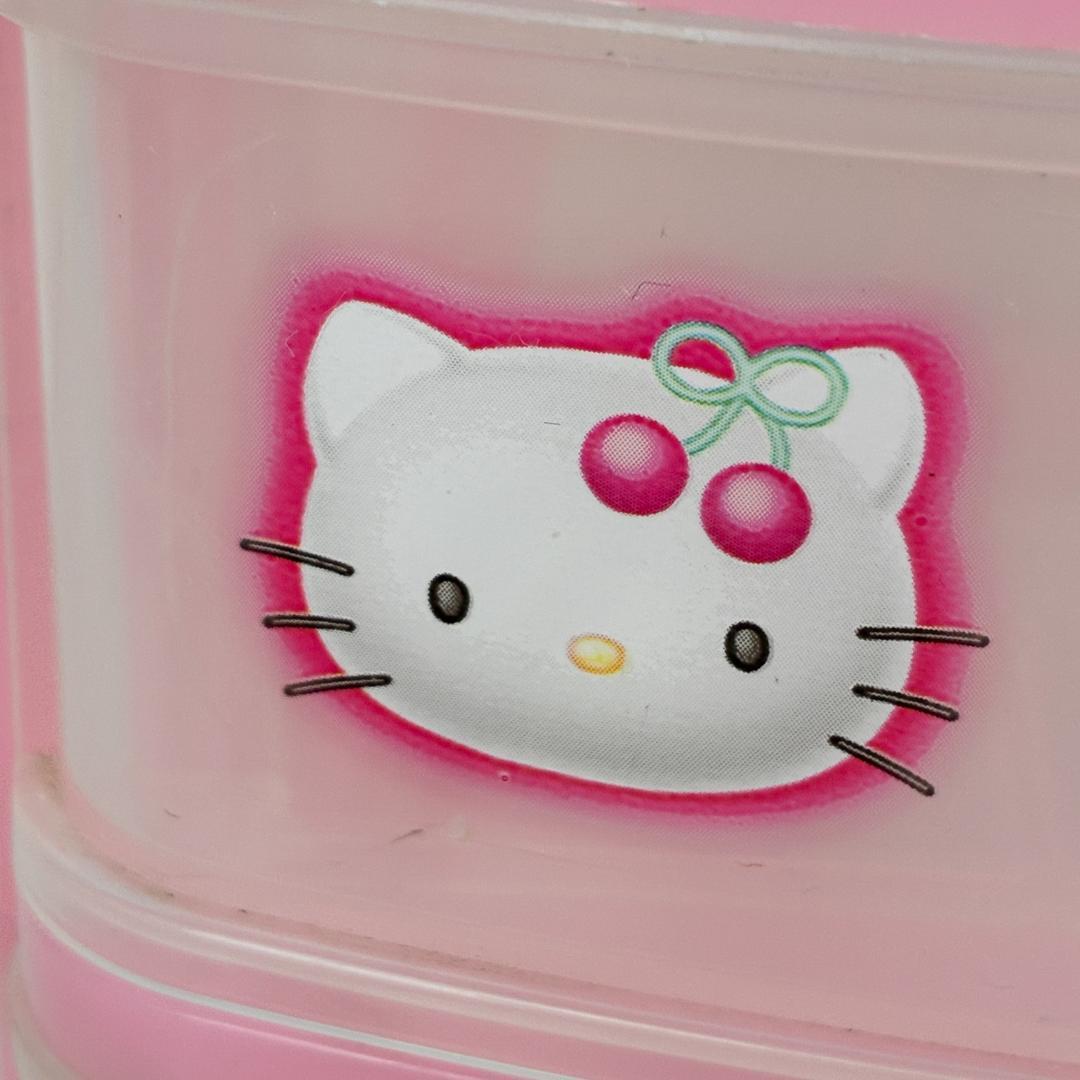 ★希少★ サンリオ 2000年製 ハローキティ チェリー柄 日本製 収納ケース