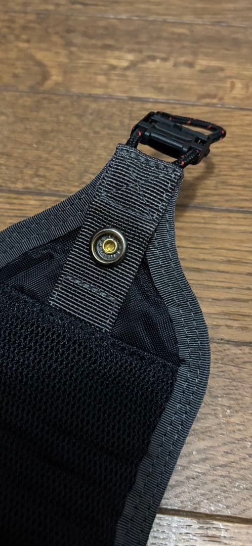 BRIEFING スコープボックスポーチ ブラック×迷彩