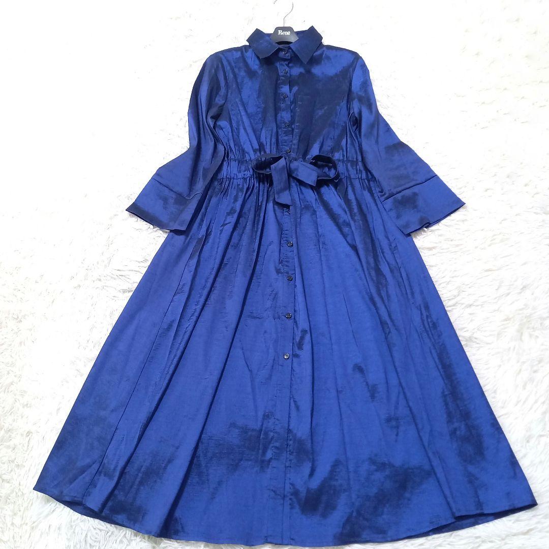 ●美品●　AMARPHIE　アマルフィ　シャツコート　ロング　ドレス　ワンピース