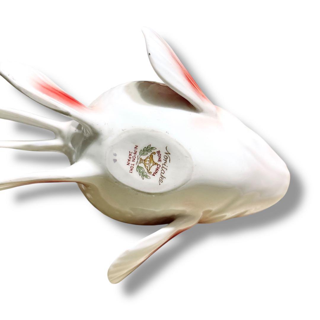 美品 NORITAKE オールド ノリタケ 金魚 オブジェ 置物 インテリア