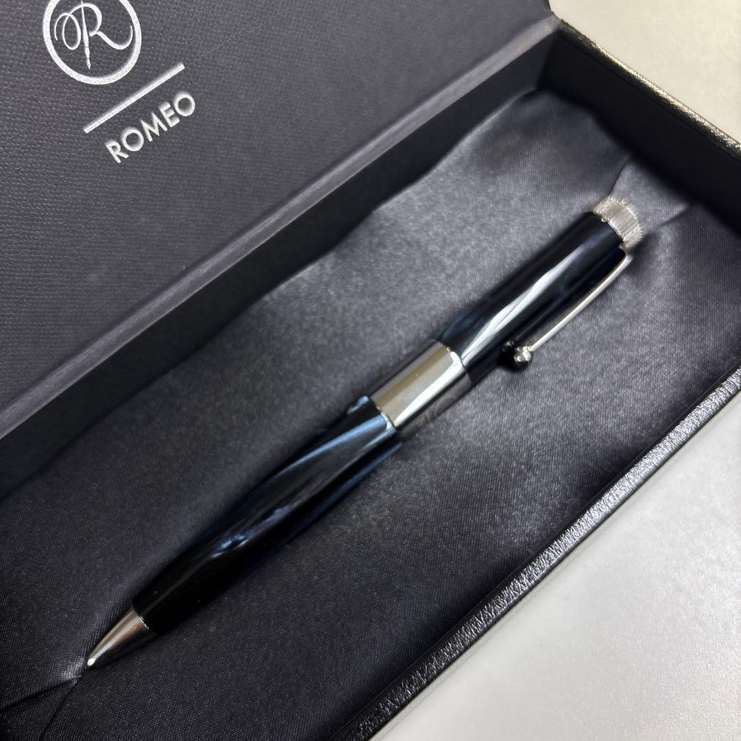 【値下げ中】ボールペン ROMEO No.3 太軸 イタリアンブルー