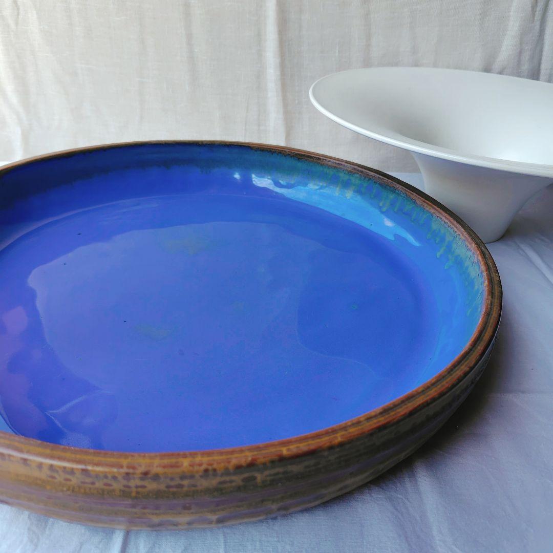 花器 2点セット 大皿 池坊 小原 立花 生花 華道 花瓶 フラワーベース