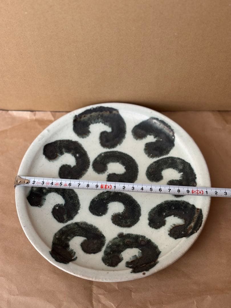 楠田純子さん☆墨絵プレート(大) ☆新品