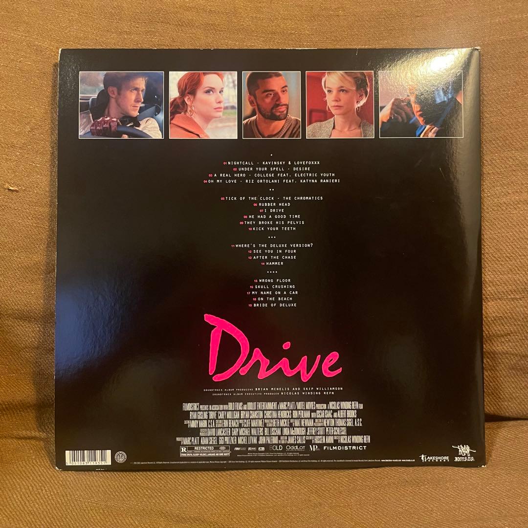 【貴重】【限定盤】 名作 映画 Drive ドライヴ サウンドトラック レコード