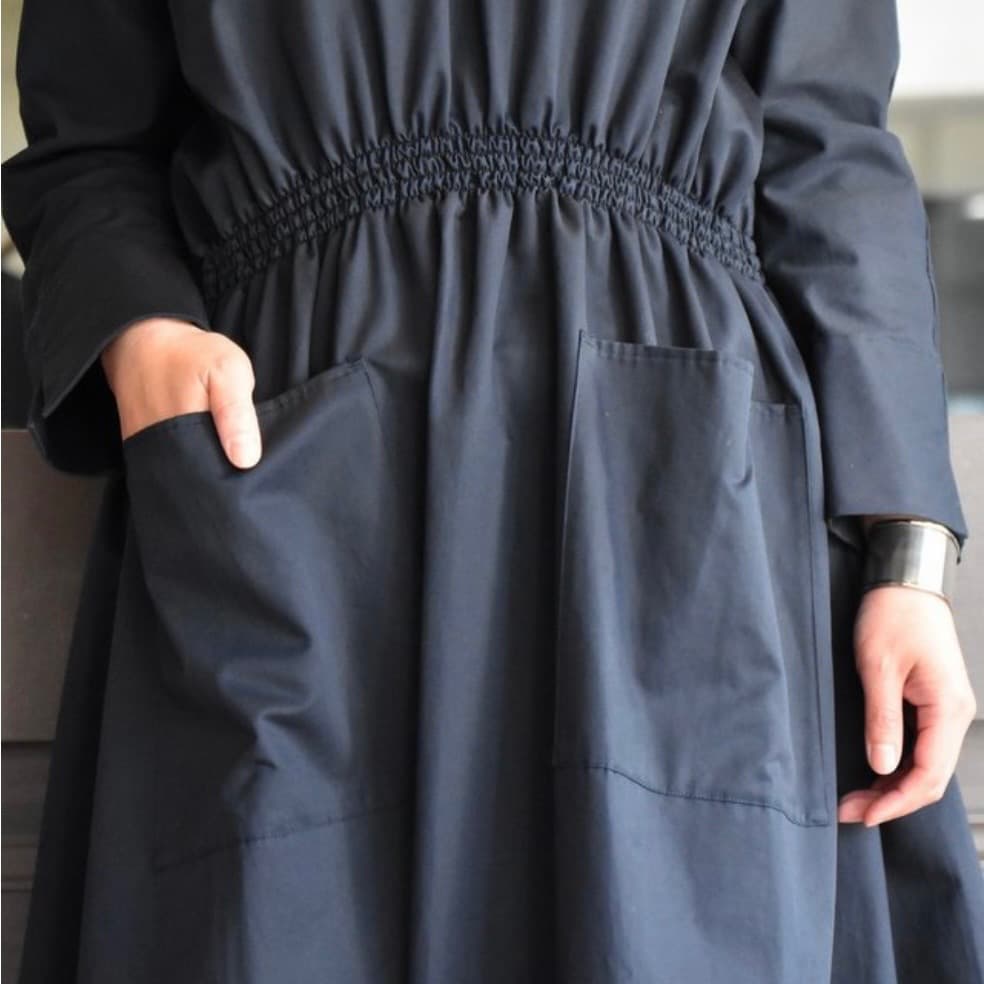 美品 TENNE HANDCRAFTED MODERN シャーリング ワンピース