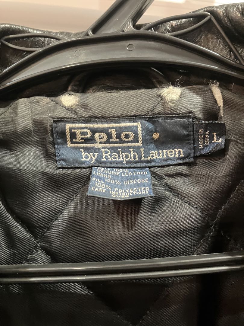 Polo by Ralph Lauren レザーカーコート　L