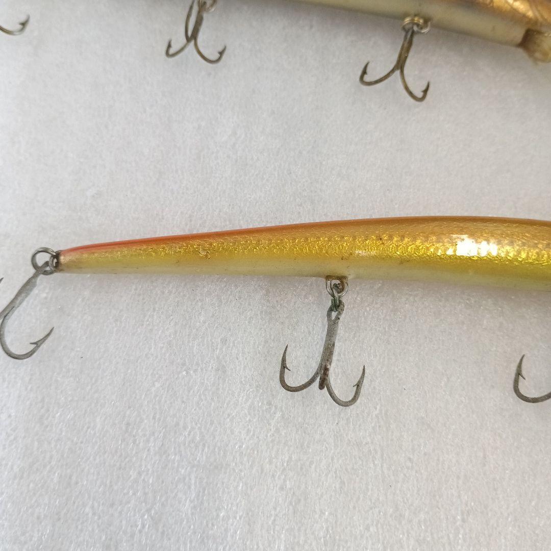オールドハンドメイドルアー　ナベミノー　約13センチ　2個セット