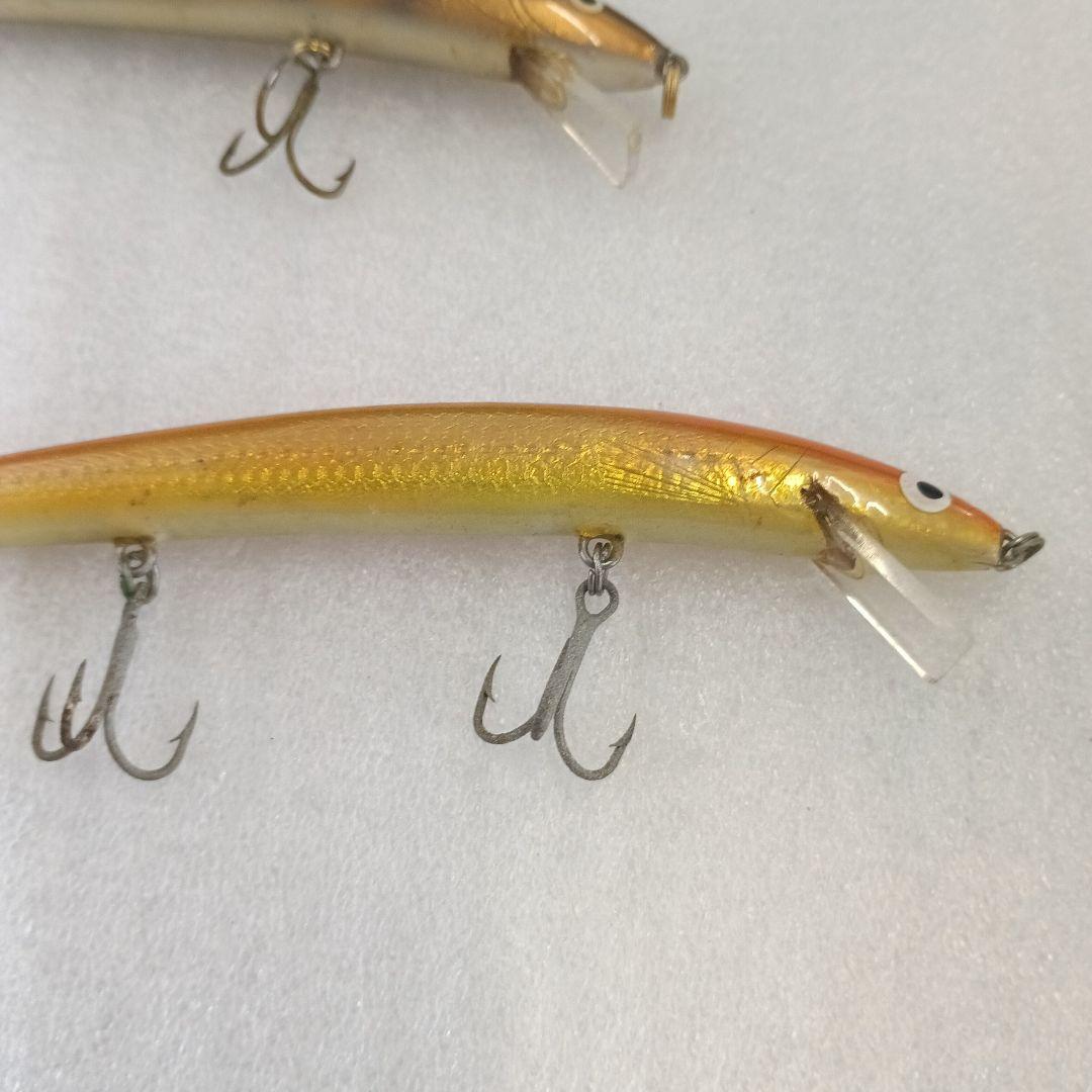 オールドハンドメイドルアー　ナベミノー　約13センチ　2個セット