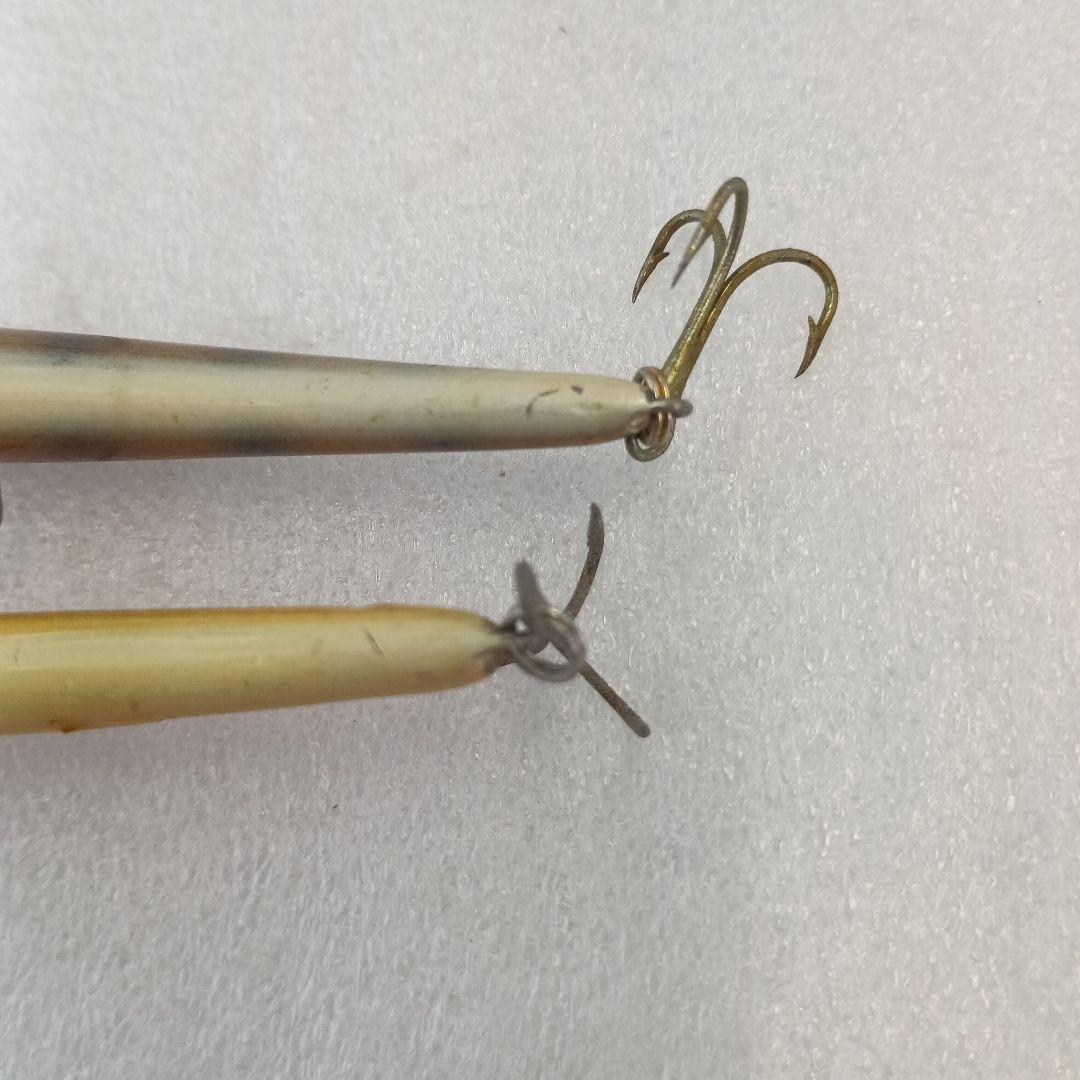 オールドハンドメイドルアー　ナベミノー　約13センチ　2個セット