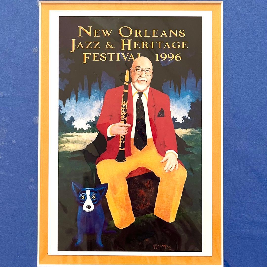 ブルードッグ　ジョージ・ロドリーゲ　洋書　アートパネル