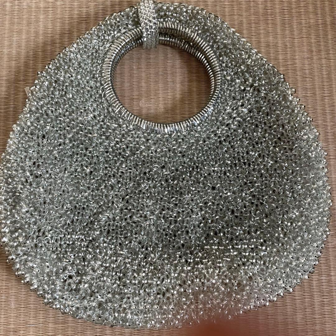 【美品】アンテプリマ　パッロンチーノ　2WAY ショルダーバッグ　シルバー