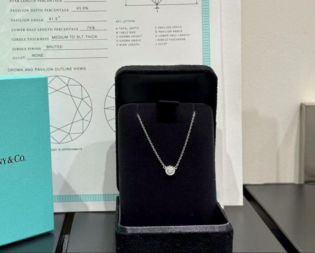 ティファニー＆カンパニミッキーバブル プラチナ＆ダイヤモンド ネックレス